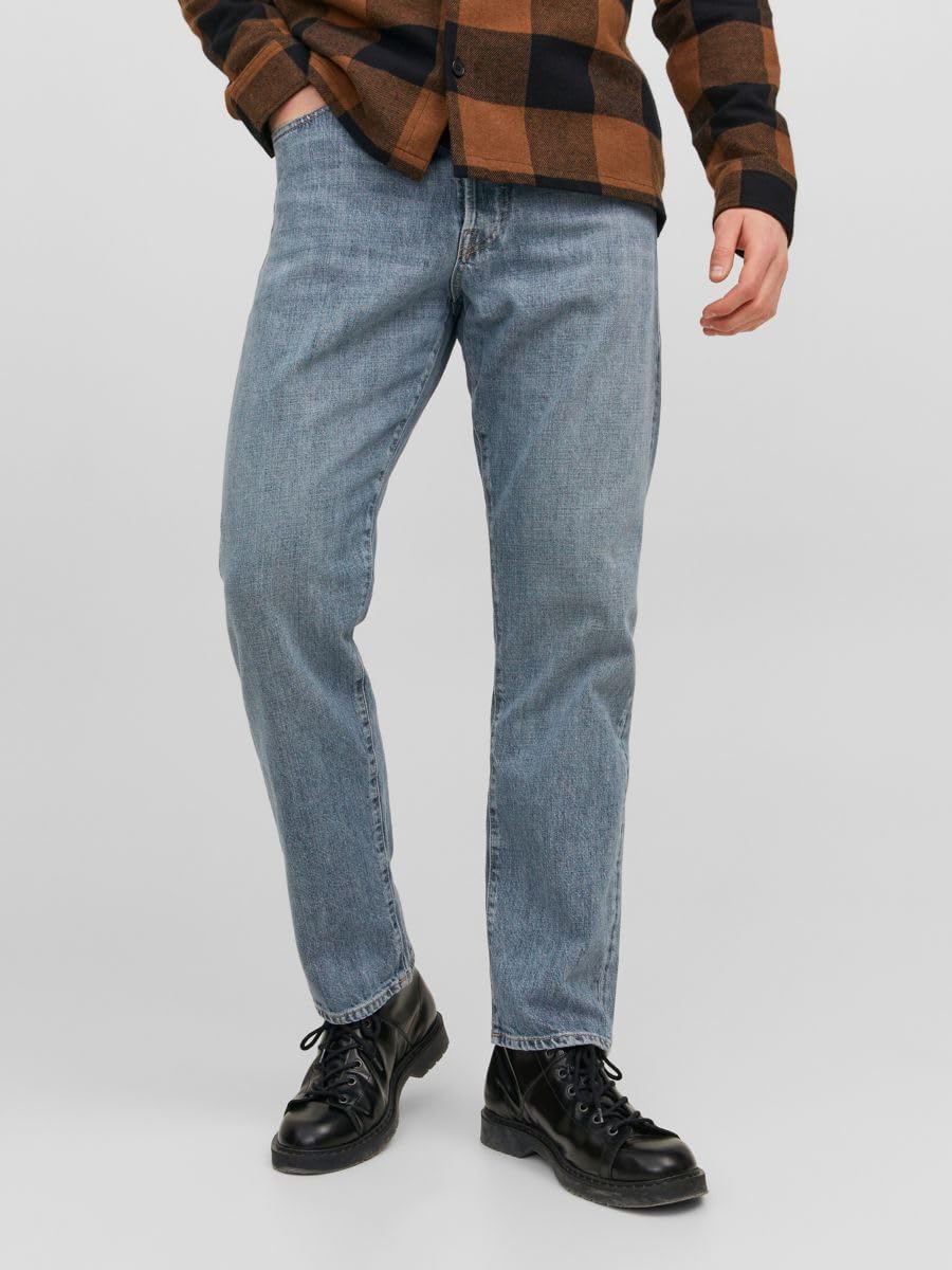 JACK & JONES Male Relaxed Fit Jeans JJICHRIS JJCOOPER JOS 280 Relaxed Fit Jeans 36W / 34L Grey Denim
