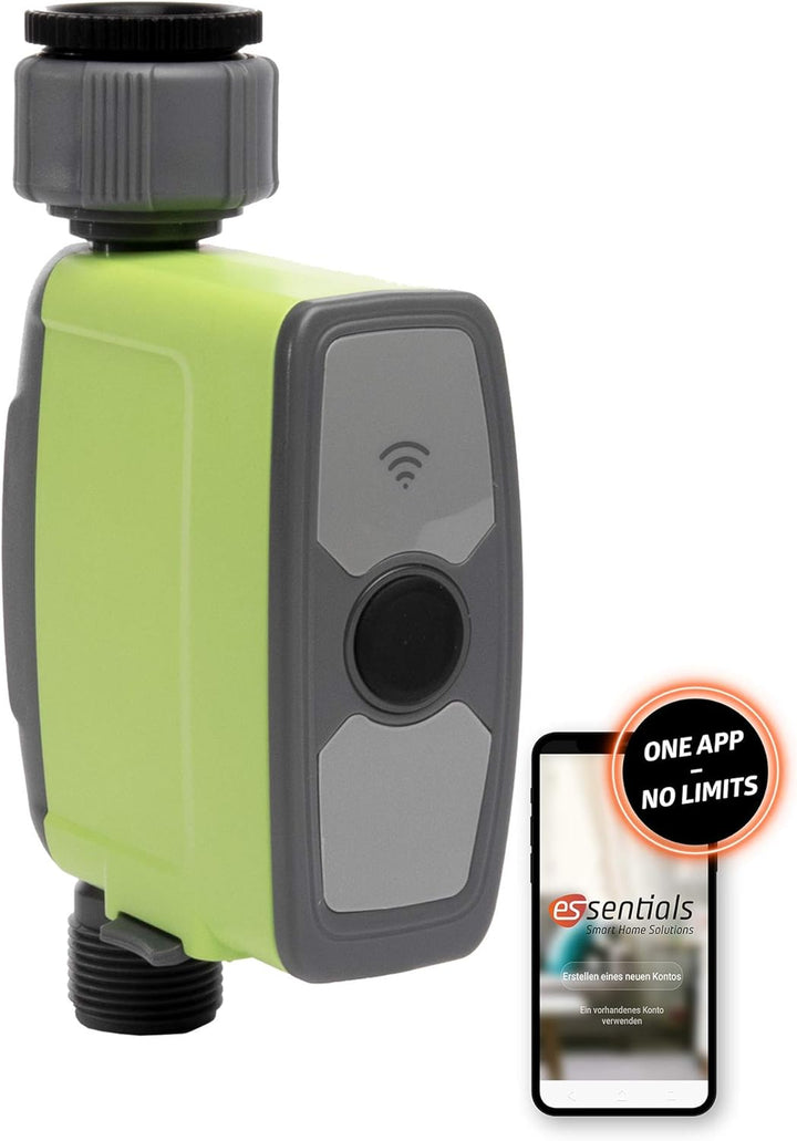 Smartes Bewässerungssystem, Gartenbewässerung, Bewässerungscomputer WLAN mit Repeater, mit App, komp