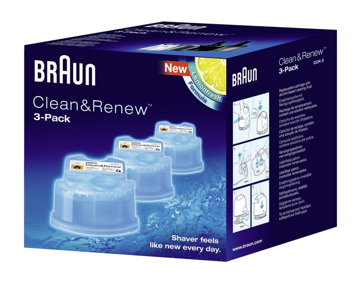 Braun Clean & Renew Cartridge 3-Pack