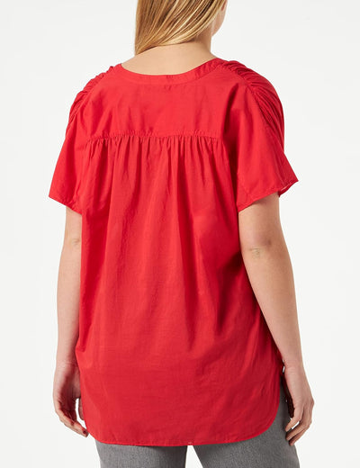 BOSS Damen C_beffania Blouse 38 Open Red640, 38 Open Red640