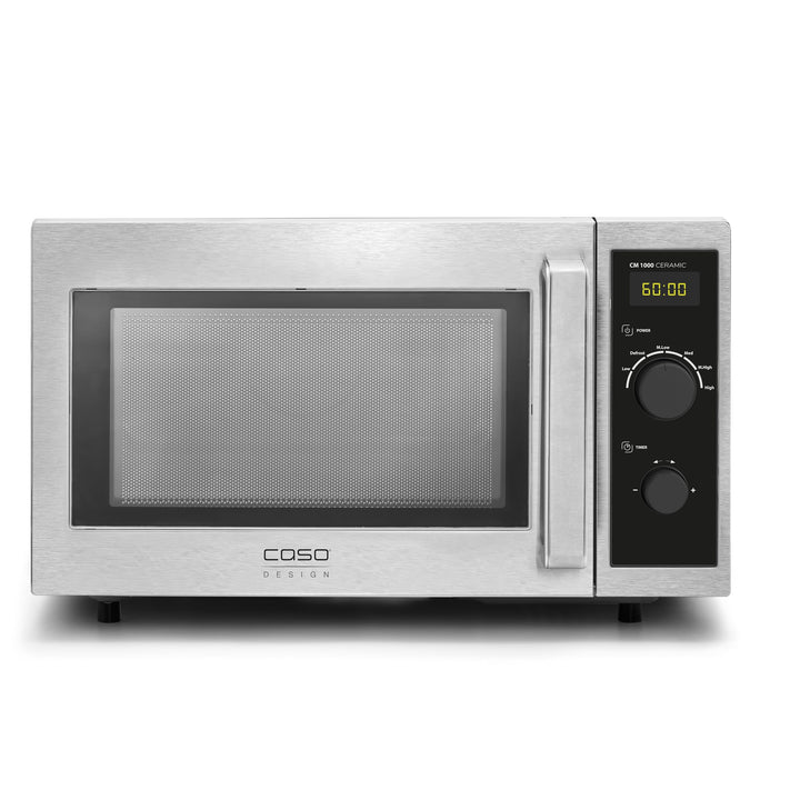 CASO CM1000 Ceramic, Gewerbemikrowelle, für Professionelle Gastronomie, Mikrowelle 1000 Watt stark,