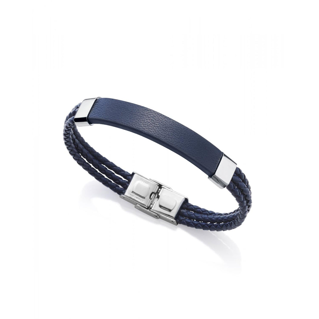 Viceroy Pulsera 75089P01013 MAGNUM hombre acero y piel