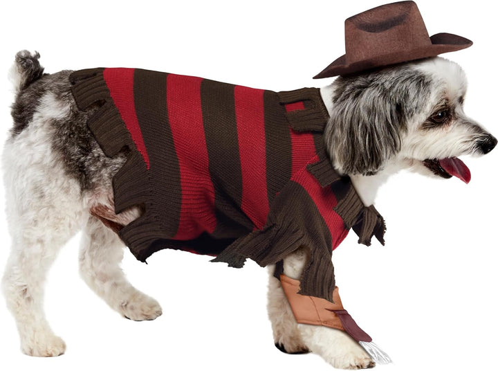 Rubie's Offizielles Haustierkostüm Freddy Krueger, Nightmare – Mörderische Träume, für Hunde, Grösse