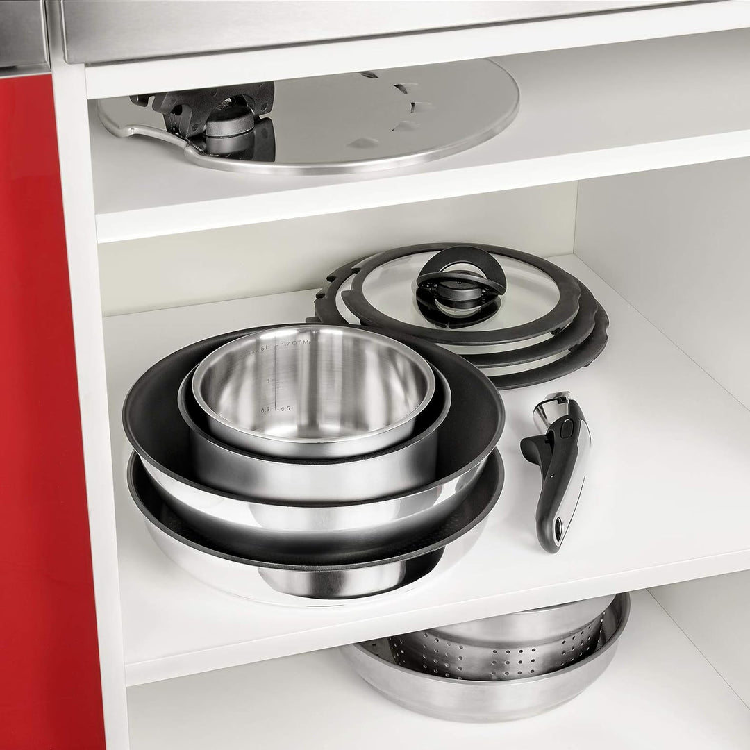 Tefal Ingenio Preference L9408702 Stieltopf-Set, 16/20 cm, Induktion, Antihaftbeschichtung, abnehmba