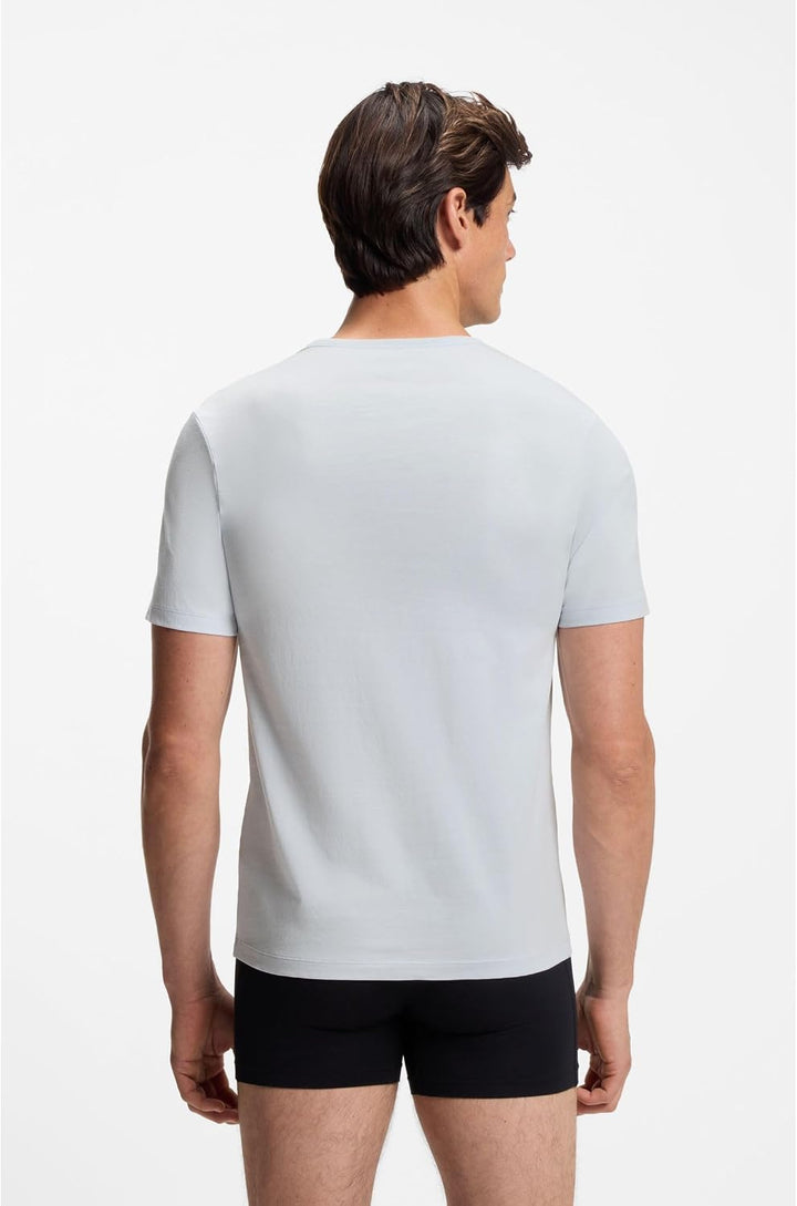 BOSS Herren Tshirtrn 3p Classic 10267939 0 Underwear_T_Shirt (1er Pack) XS Open Miscellaneous 972, X