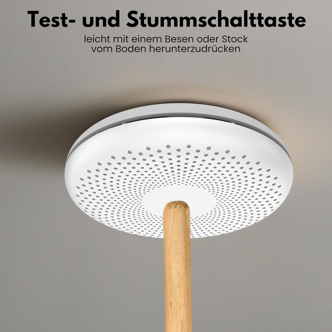 Kombination Rauchmelder und Kohlenmonoxid Melder - 10 Jahre Batterie - Aroha Safety Pro Kombinations