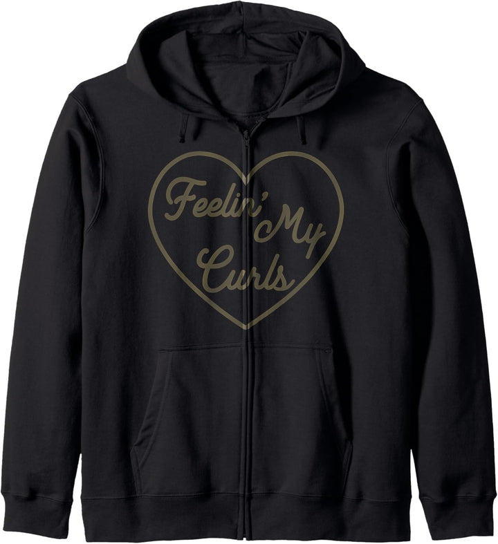 Trendy Curls Heart Kapuzenjacke