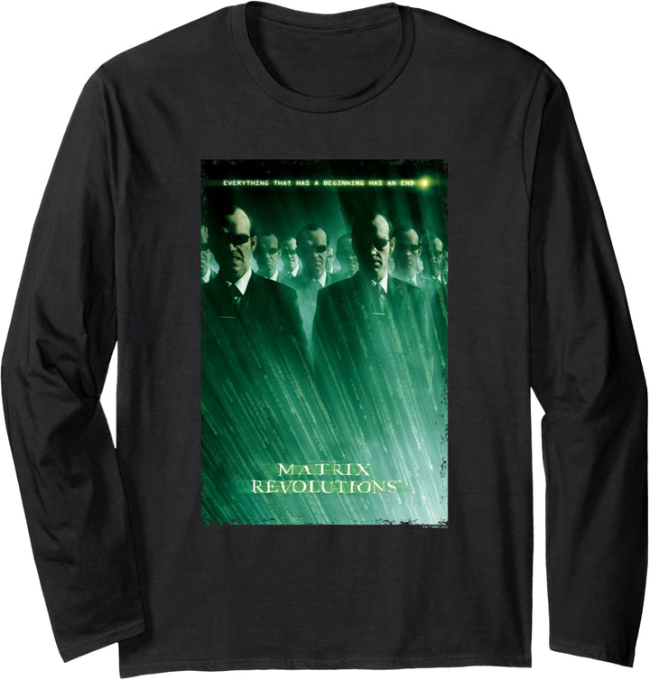 The Matrix Revolutions Smiths Movie Poster Langarmshirt