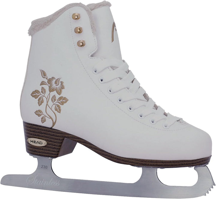 HEAD Eiskunstlauf Schlittschuhe Opal I Damen Schlittschuhe mit Edelstahlkufe I Floral-Design I ideal