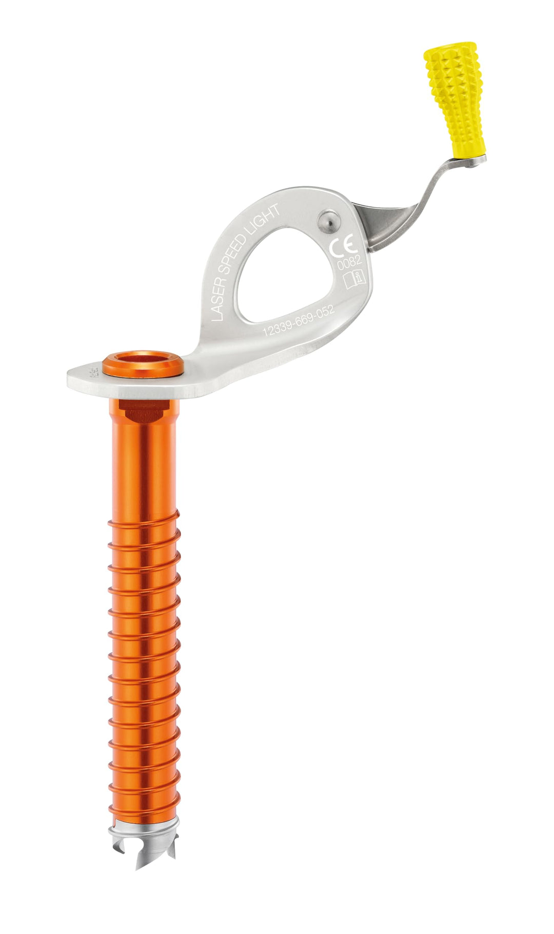 PETZL Unisex – Erwachsene Laser Speed Light Anchors 13cm Gelb, 13cm Gelb