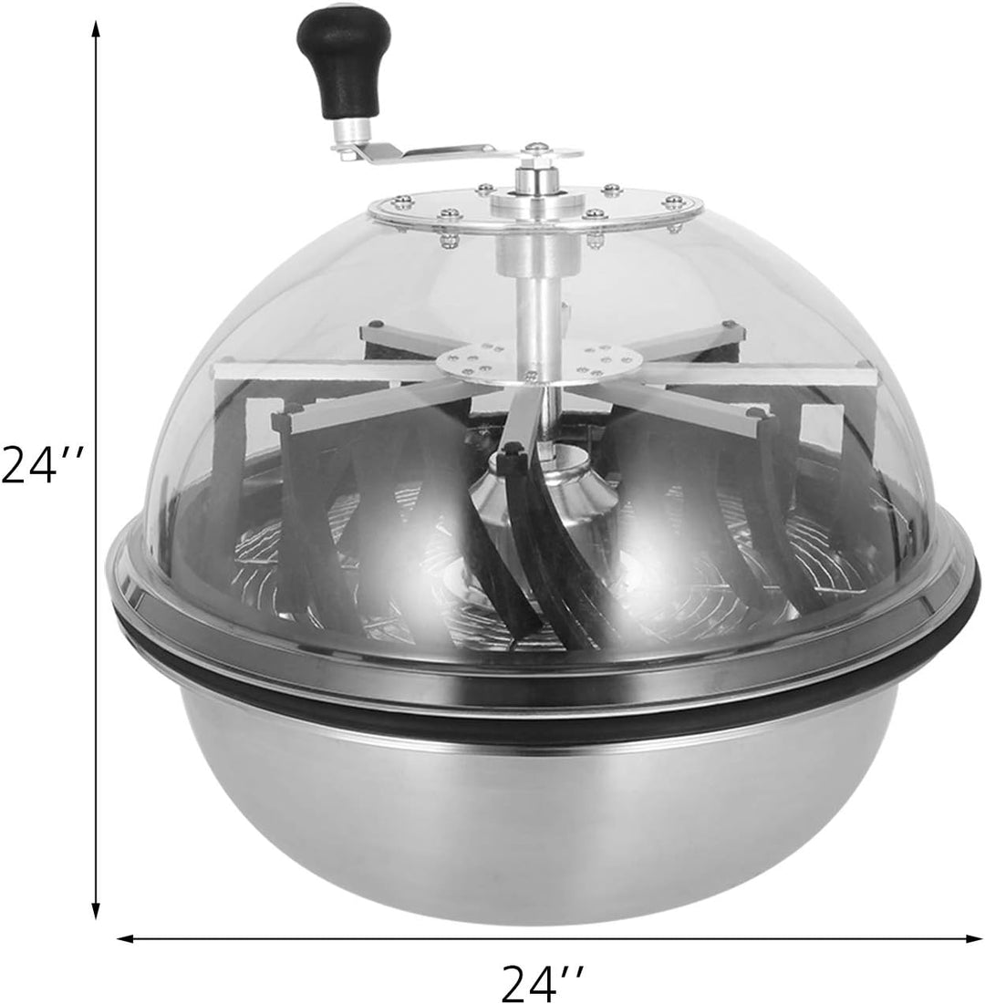 Mi hogar 19 Zoll Blatt Bowl Trimmer Maschine Twisted Spin Cut für Pflanze Knospe und Blume mit verbe