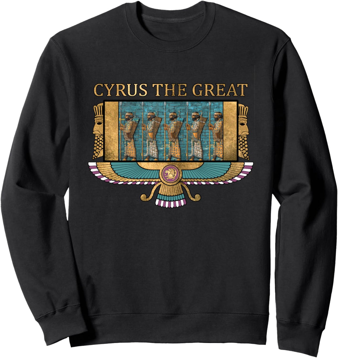 Cyrus der Grosse Alte Persien Achämenidisches persisches Sweatshirt
