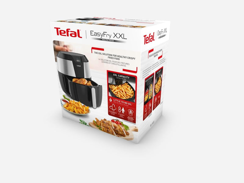 Tefal EY701D Easy Fry XXL Heissluftfritteuse | 1850 Watt | Fassungsvermögen: 1,6 kg | Timer | 8 auto