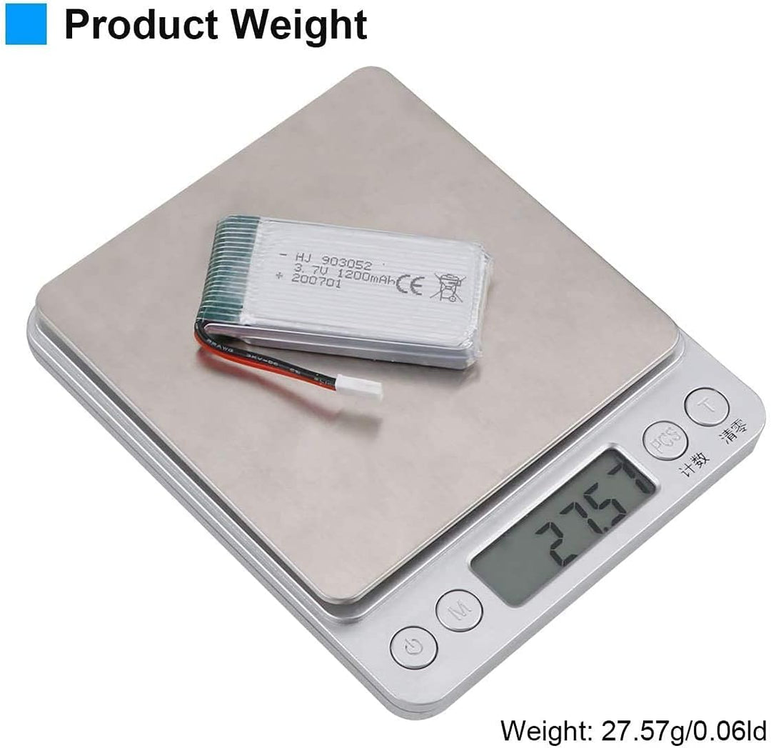 YUNIQUE DEUTSCHLAND 4 Stuck 3.7V 1200 mAh LiPo-Akkus für Syma X5SC und X5SW Quadcopter + USB-Ladeger
