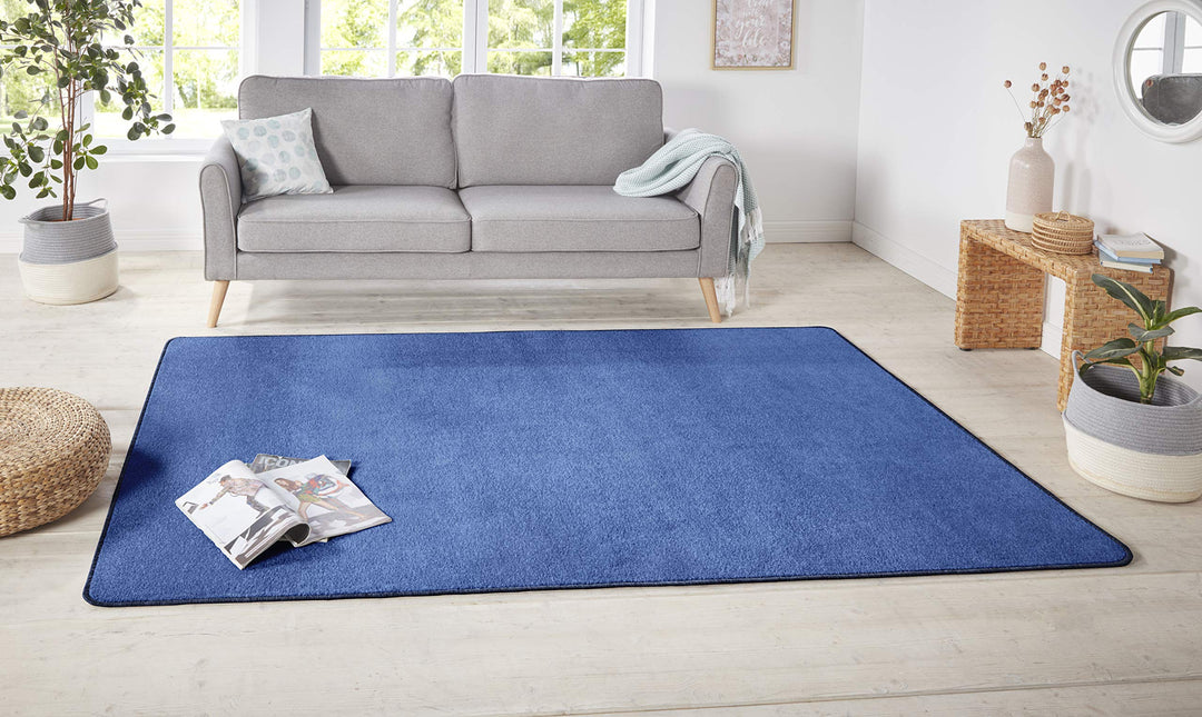 Hanse Home Nasty Läufer – Flauschiger Kurzflor Teppich Einfarbig Unifarben für Esszimmer, Wohnzimmer