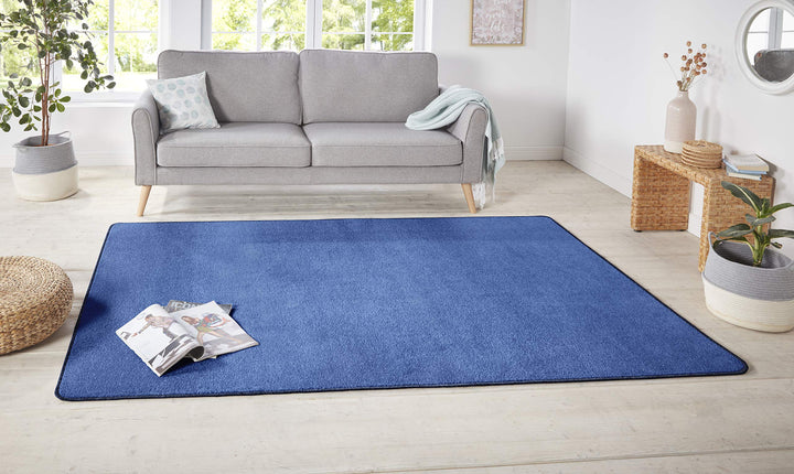 Hanse Home Nasty Läufer – Flauschiger Kurzflor Teppich Einfarbig Unifarben für Esszimmer, Wohnzimmer