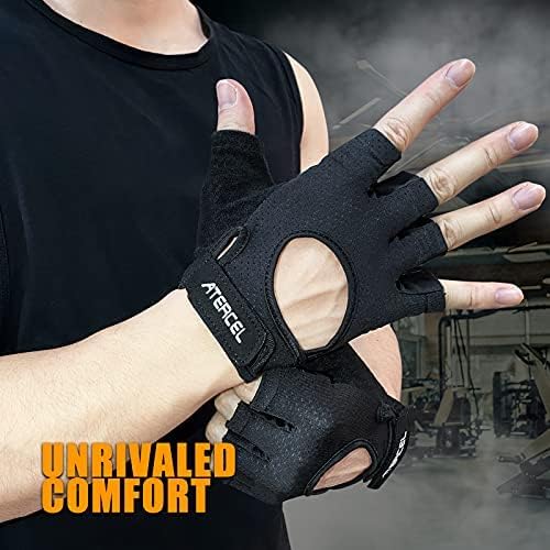 ATERCEL Fitness Handschuhe für Radfahren, Training, Fitness, Atmungsaktive Fahrradhandschuhe Herren