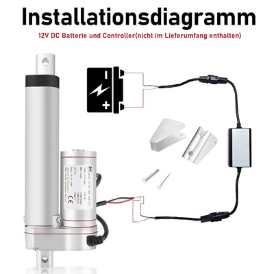 Randaco 1500N Linear Actuator 400 MM Linearantrieb Linearmotor Verstellantri