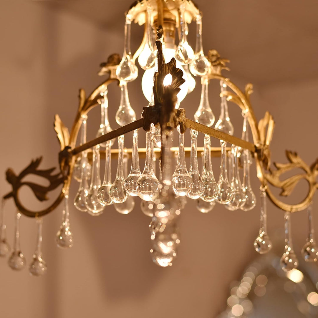 IndianShelf Kronleuchter-Kristalle, Kronleuchter, Tropfen-Ornamente, klare Glasornamente, 20 Stück,