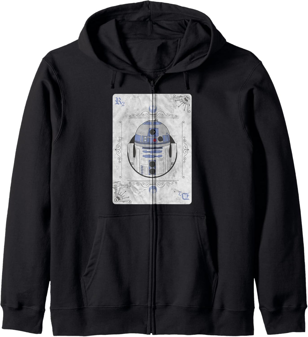 Star Wars R2-D2 Vintage Playing Card Style Kapuzenjacke