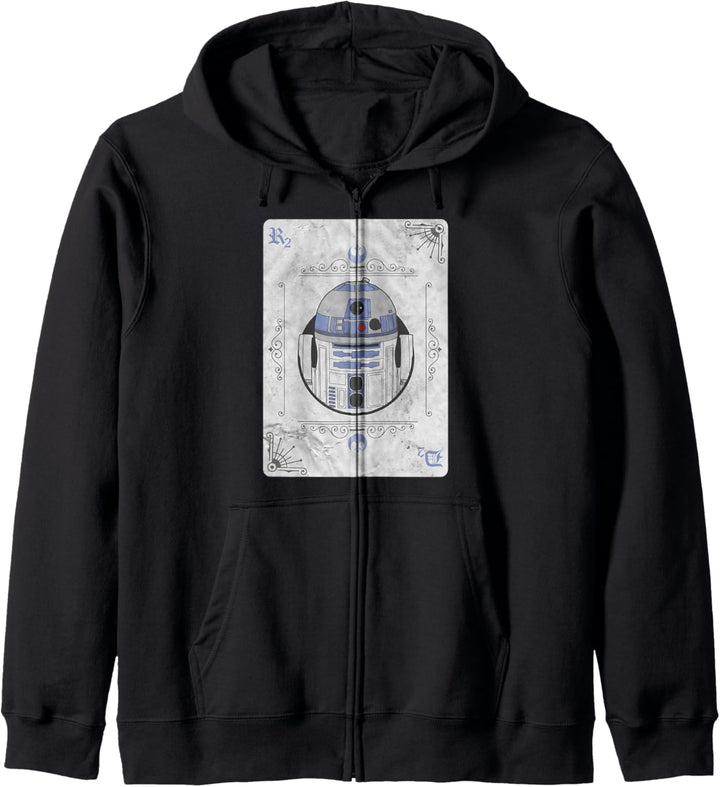 Star Wars R2-D2 Vintage Playing Card Style Kapuzenjacke