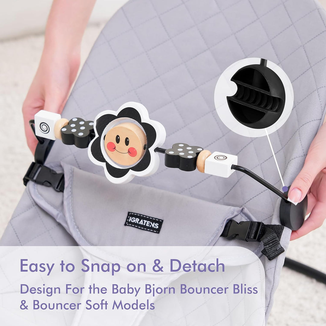 Baby Bouncer Toy Bar, Bouncer Toy Bar, leicht zu befestigen und zu entfernen, kinderfreundliche Mate