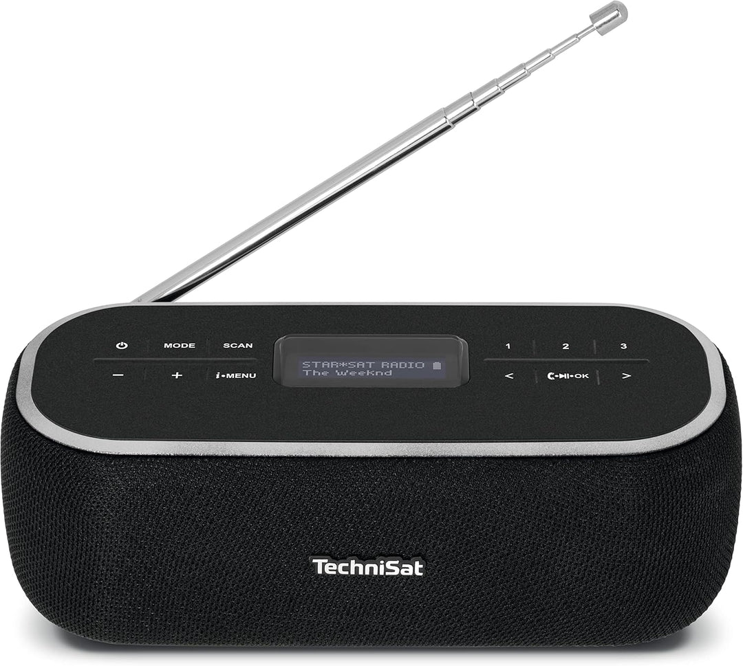 Bundle aus TechniSat DIGITRADIO BT 1 - tragbarer Bluetooth-Lautsprecher mit DAB+ Digitalradio, Akku,