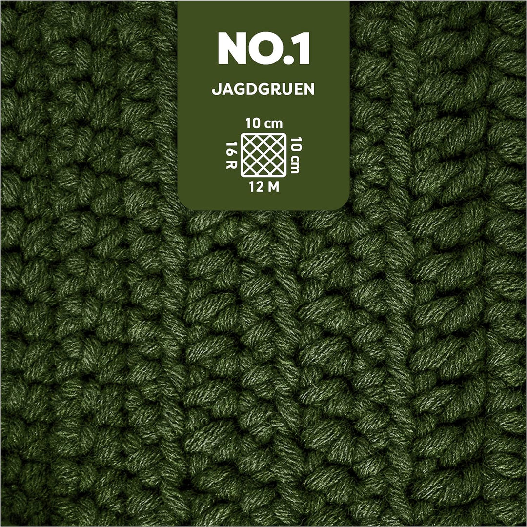 myboshi No.1-Wolle zum Häkeln und Stricken, Schnellstrickgarn, langlebige Mützenwolle, Mulesing-frei