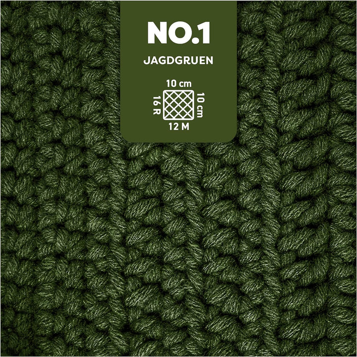 myboshi No.1-Wolle zum Häkeln und Stricken, Schnellstrickgarn, langlebige Mützenwolle, Mulesing-frei