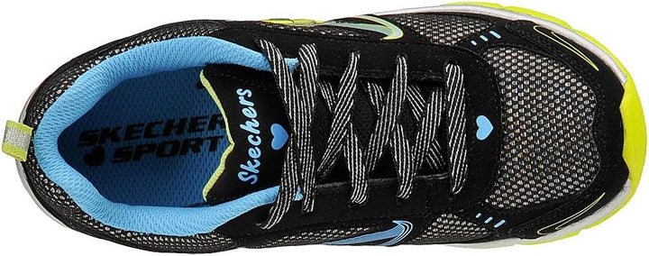 Skechers Girls Lite Dreamz Kids Shoes Black/Multi 12.5 Little Kid
