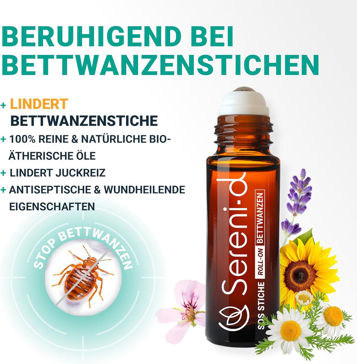 ROLL-ON Apaisant Bettwanzenbisse - Lindert Bettwanzenbisse sofort - 5mL