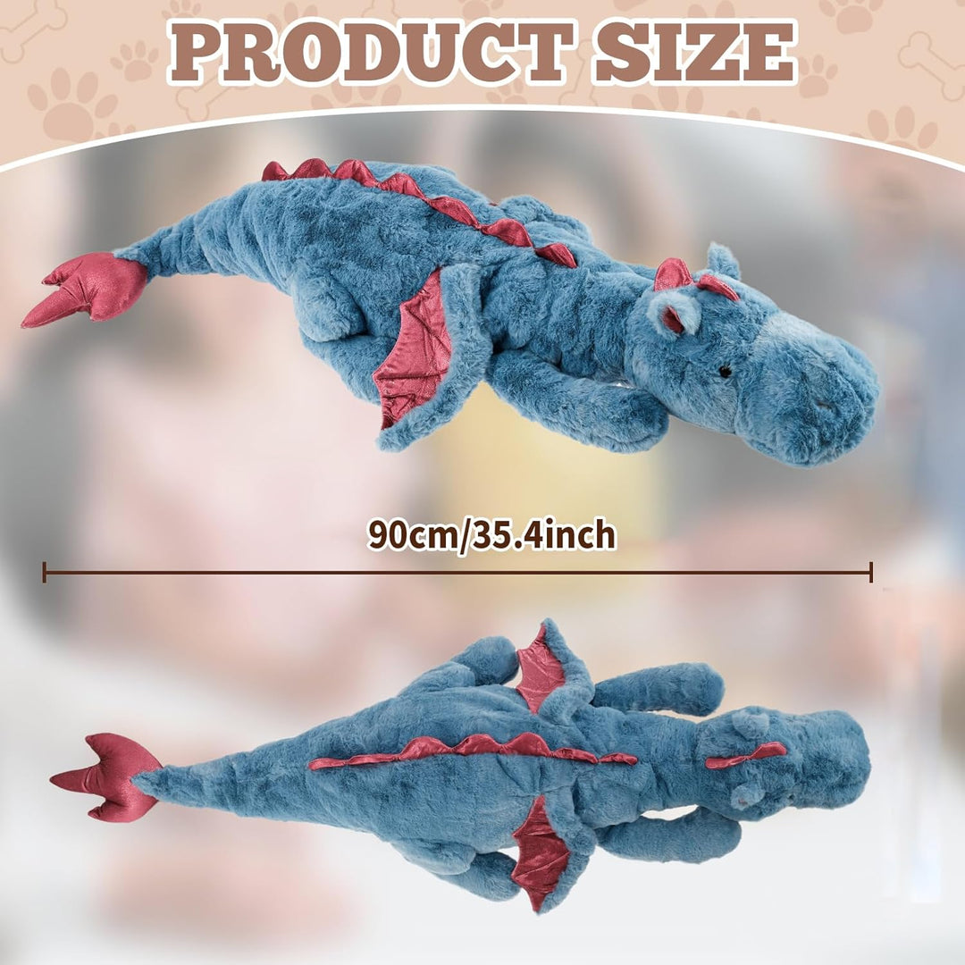 70-150 cm Kuscheltier Drache, Plüschtier Schlafkissen Grosse Weiche Lange, Riesige Plüschtier Flausc