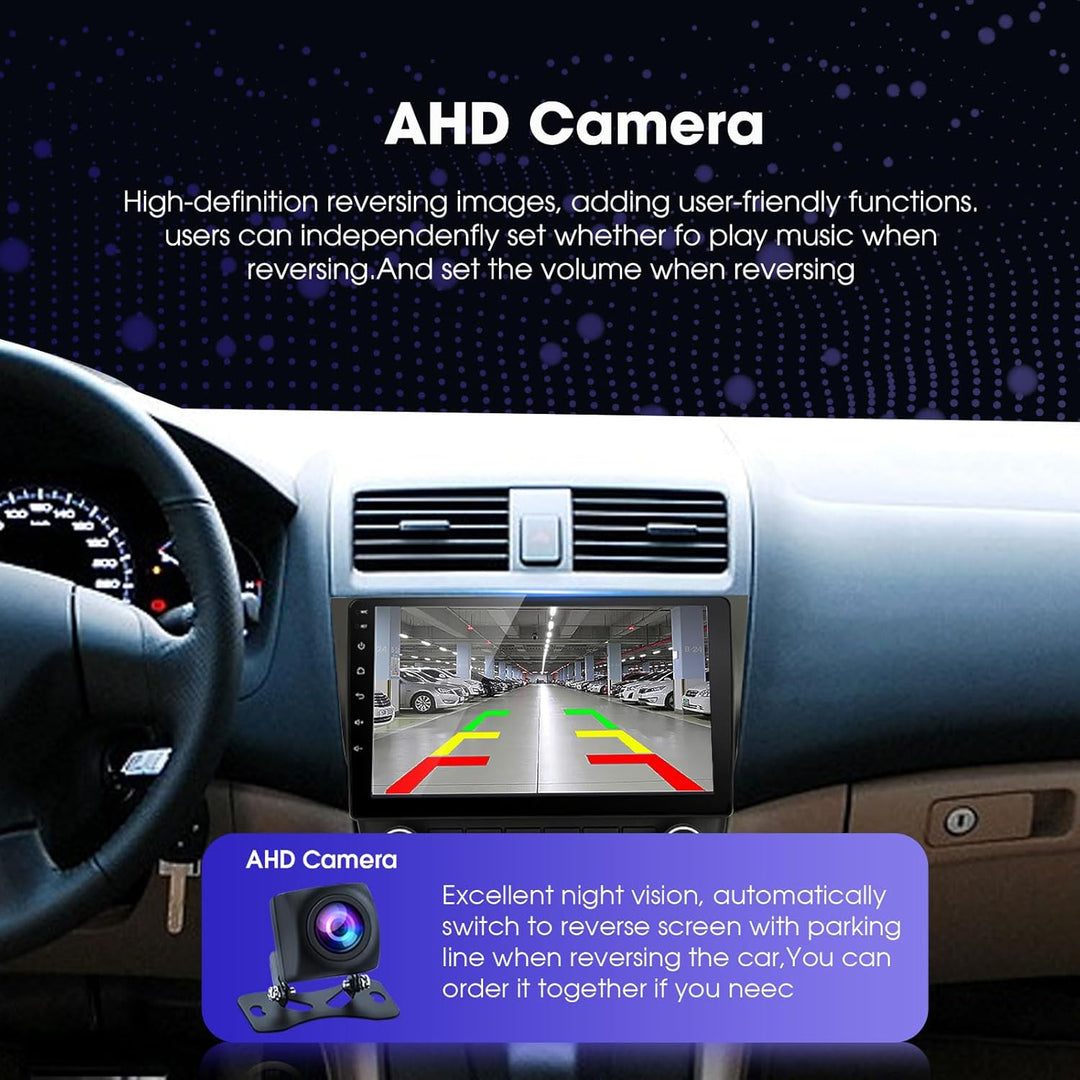 EZoneTronics 2 DIN Android 10.1 passend für Honda Accord 7. 2003-2007 Autoradio Stereo 10,1 Zoll Kap