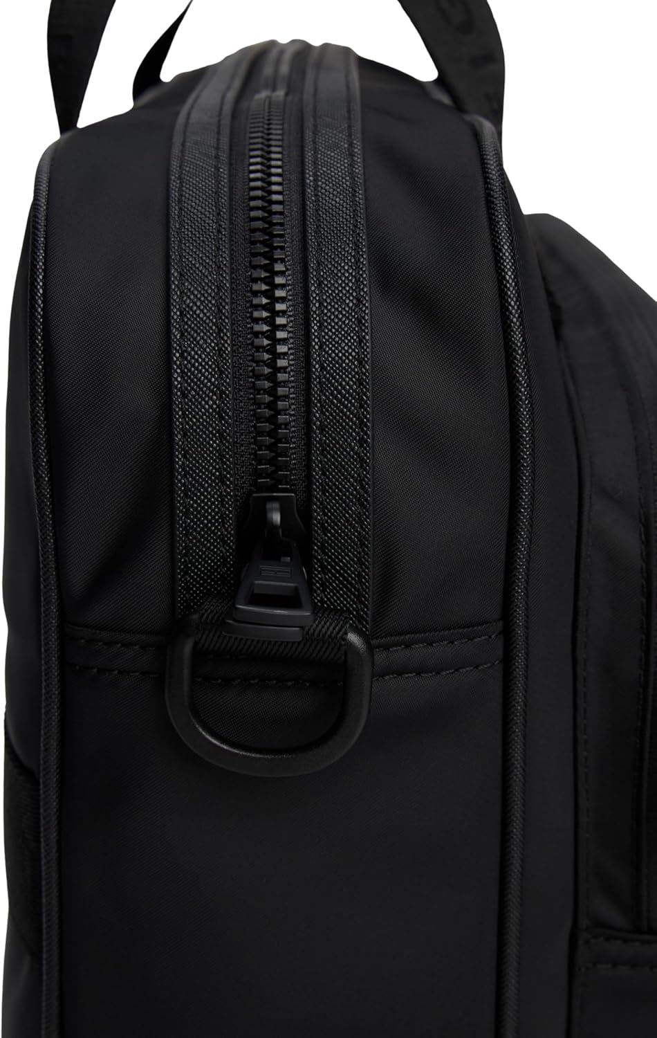 Tommy Hilfiger Herren Laptoptasche Repreve mit Trolley-Riemen, Schwarz (Black), Einheitsgrösse Black