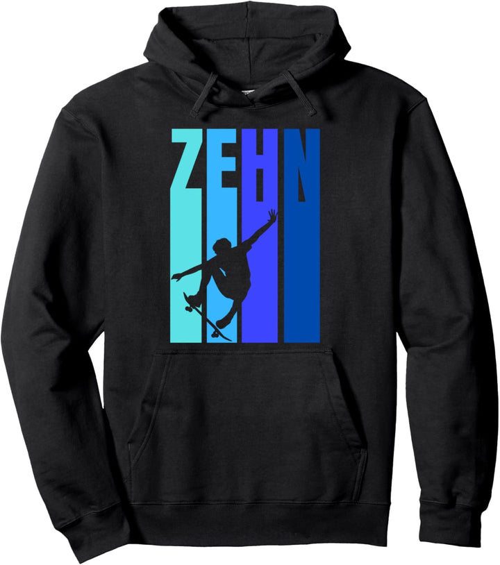 10. Geburtstag Jungs Skateboard Fahrer - Zehnter Geburtstag Pullover Hoodie