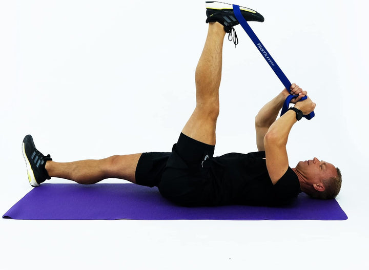 FlickVit Fitnessbänder 4er Set- Professional (4 & 5) inkl. Tragebeutel, Fitnessband Stoff, Klimmzugb