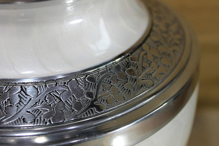 eSplanade Metall-Urnen-Gedenkglas-Behälter | Urne in voller Grösse für die Bestattung der Bestattung