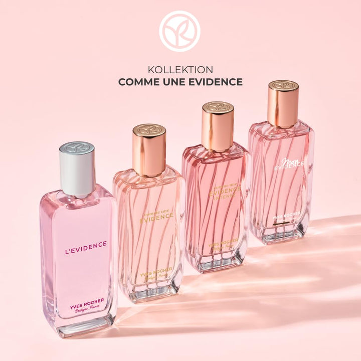 Yves Rocher COMME UNE EVIDENCE - Eau de Parfum Intense für Damen - Blumiger Chypre-Duft mit Rose, we
