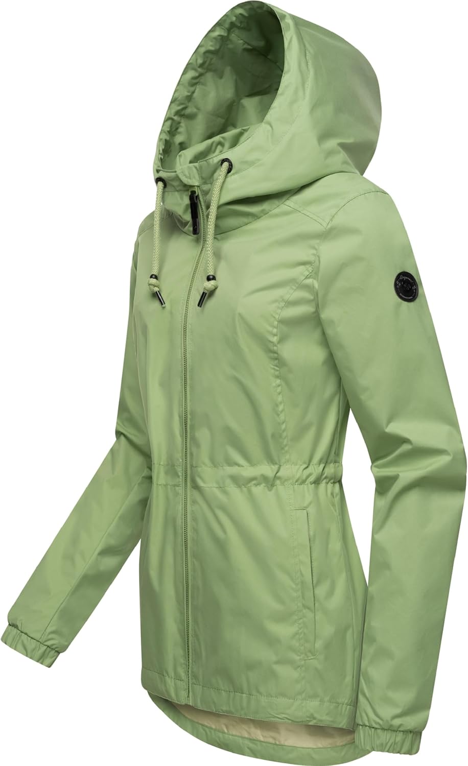 Ragwear Damen Übergangsjacke leichte Jacke kurz wasserdicht (Wassersäule: 4.000 mm) mit Kapuze Danka