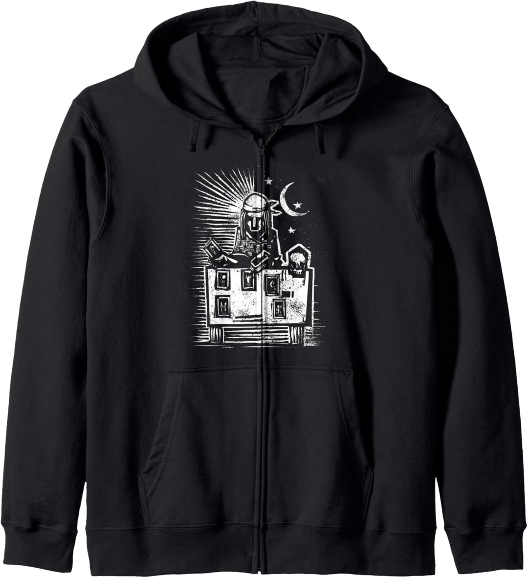 Fortune Teller Tarot Sweatshirt Blackcraft Kleidung Geschenk Kapuzenjacke