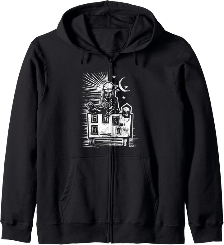 Fortune Teller Tarot Sweatshirt Blackcraft Kleidung Geschenk Kapuzenjacke