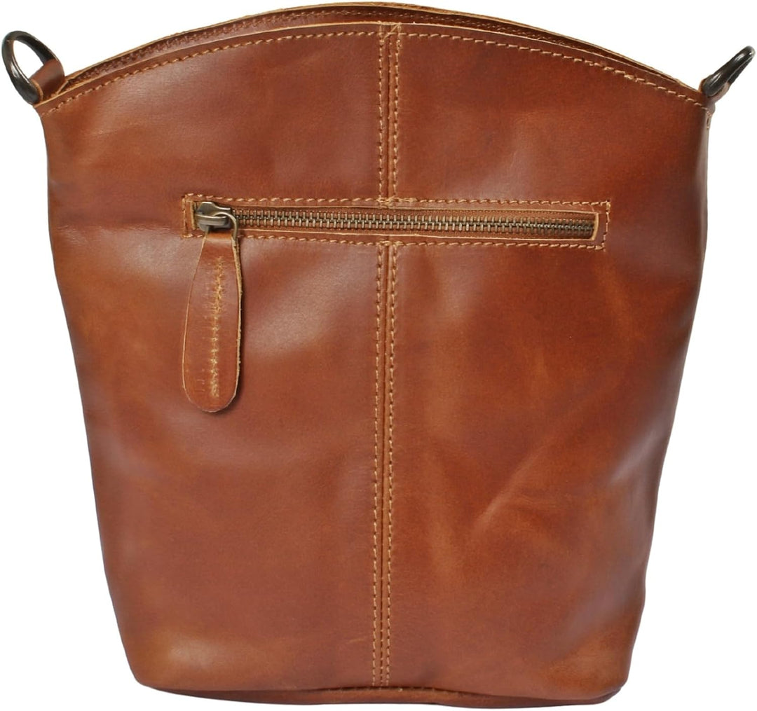 LECONI kleine Umhängetasche Damen Schultertasche Handtasche Freizeittasche Damentasche Ledertasche v