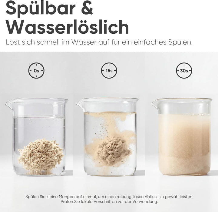 FUKUMARU Tofu Katzenstreu 10.8kg, Klumpstreu für Katzen, Gemischtes Maispellets, Staubfrei und Leich