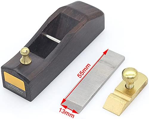 Kleiner Holzhobel DIY Ebenholz Mini Leichthobel Holzbearbeitungshobel Hände Blockhobel zum Glätten v