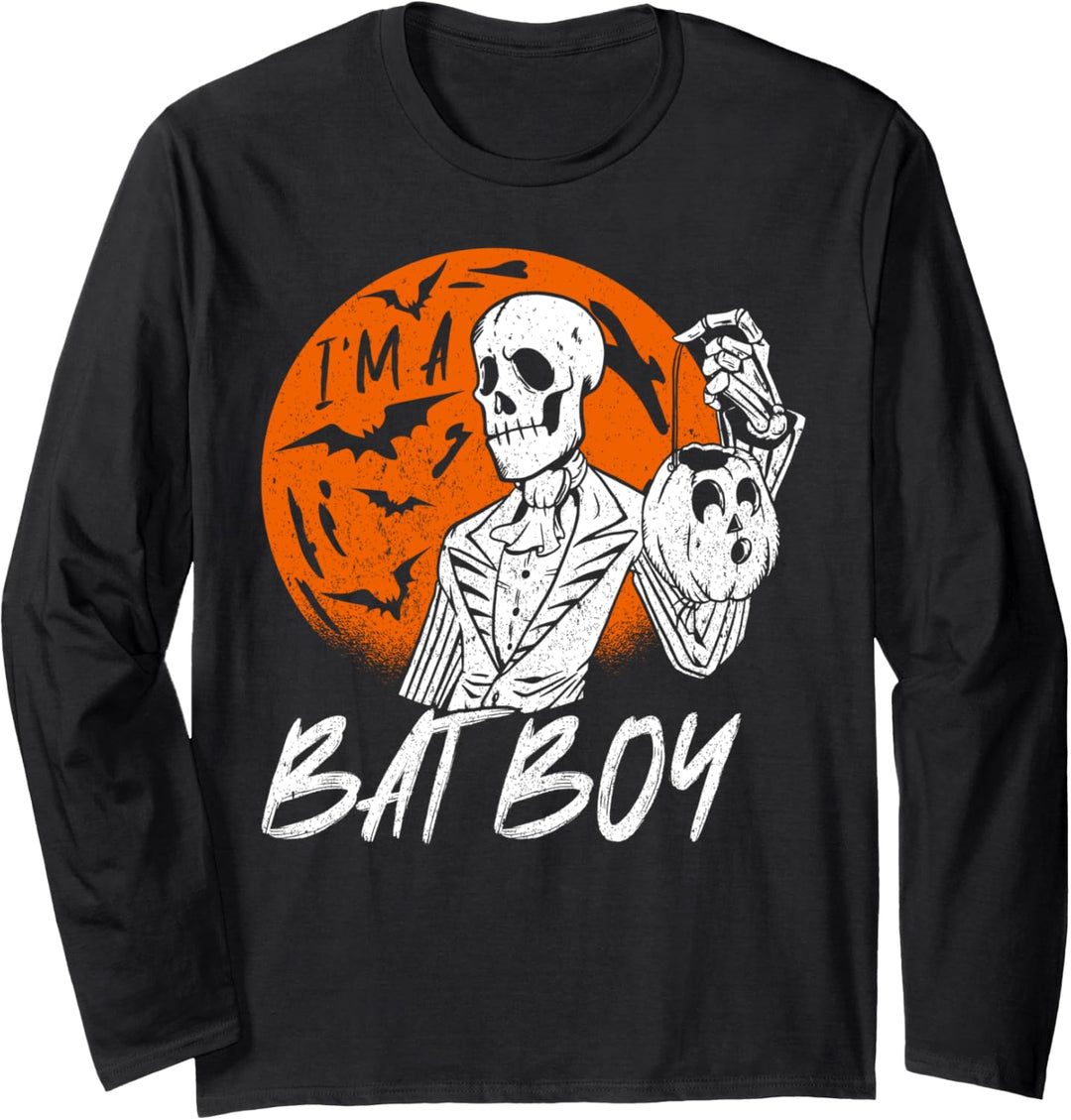 I'm A Bat Boy | Halloween Kleidung Lustiges Halloween Langarmshirt