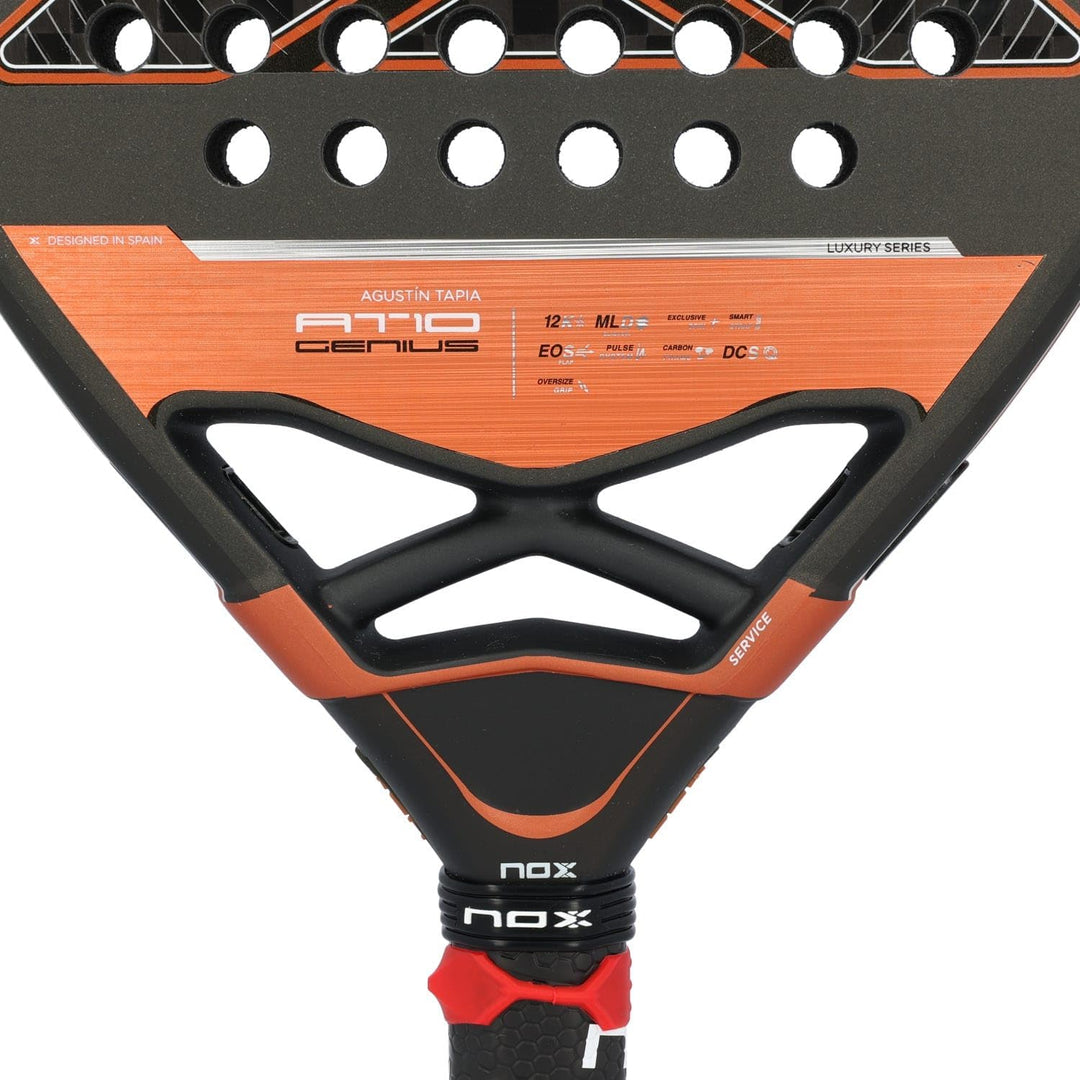 Nox At10 Genius Attack 12k by Agustin Tapia Padel Racket 360-375 gr