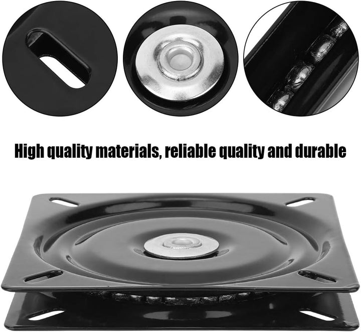 Quadratische Drehteller, Universal Heavy Duty 360 Grad Sitz Swivel Base Mount Plate für TDS Bootssit