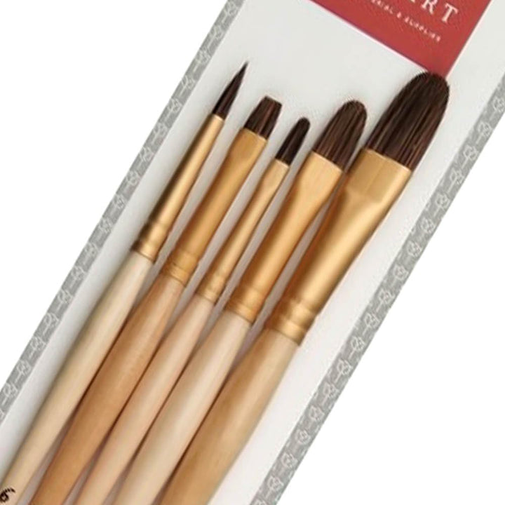 Pan Art Pinselset Synthetisch Nr.04-14 - Acryl - 1x5 Einheit ES-04, ES-04