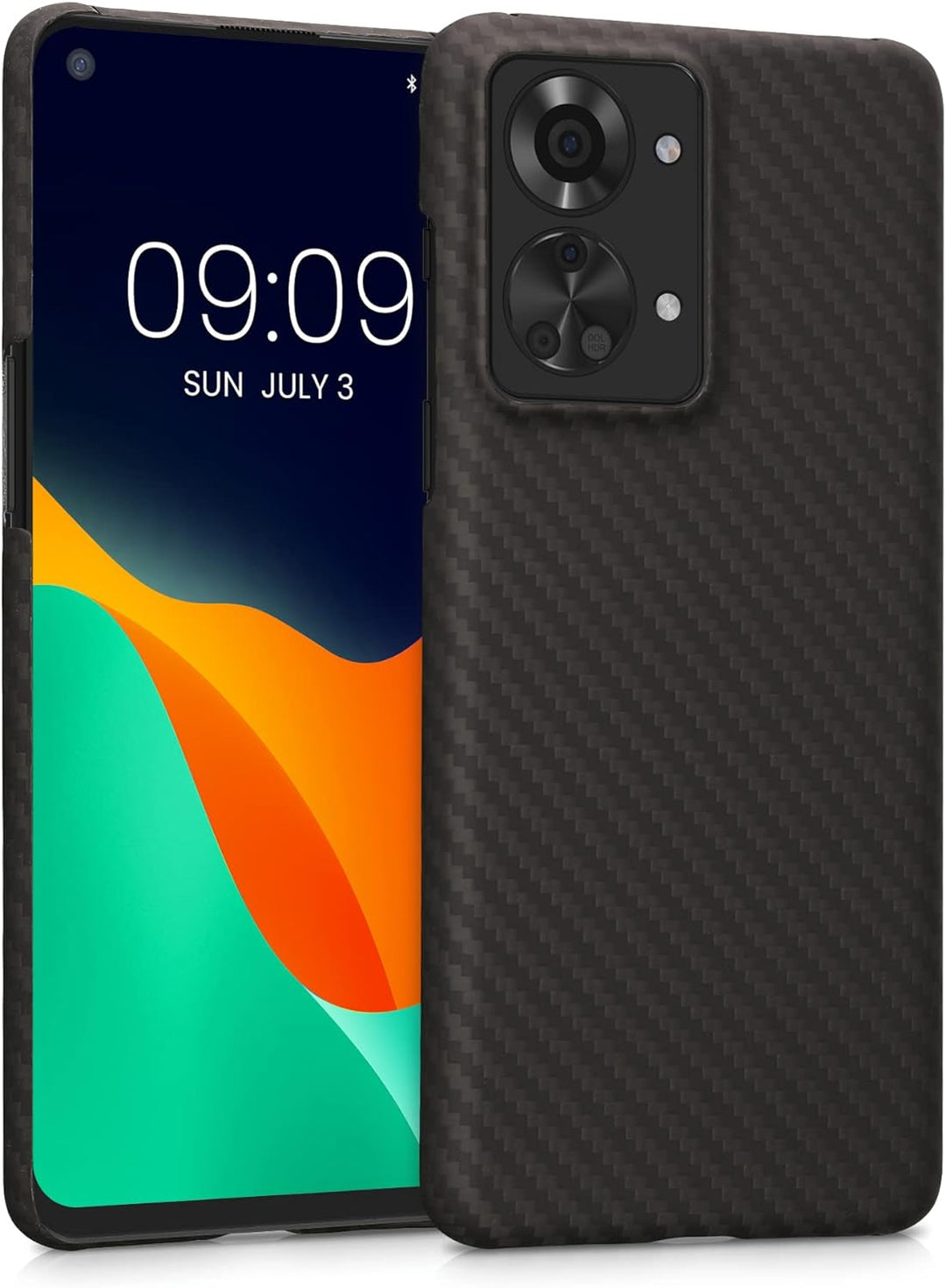 kalibri Schutzhülle kompatibel mit OnePlus Nord 2T 5G - Hülle Aramid - Handy Cover Case Handyhülle S