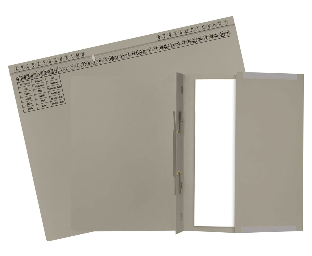 Exacompta 370110B 25er Pack Premium Kanzlei Hängehefter Exaflex Linksheftung, aus extra starkem Recy